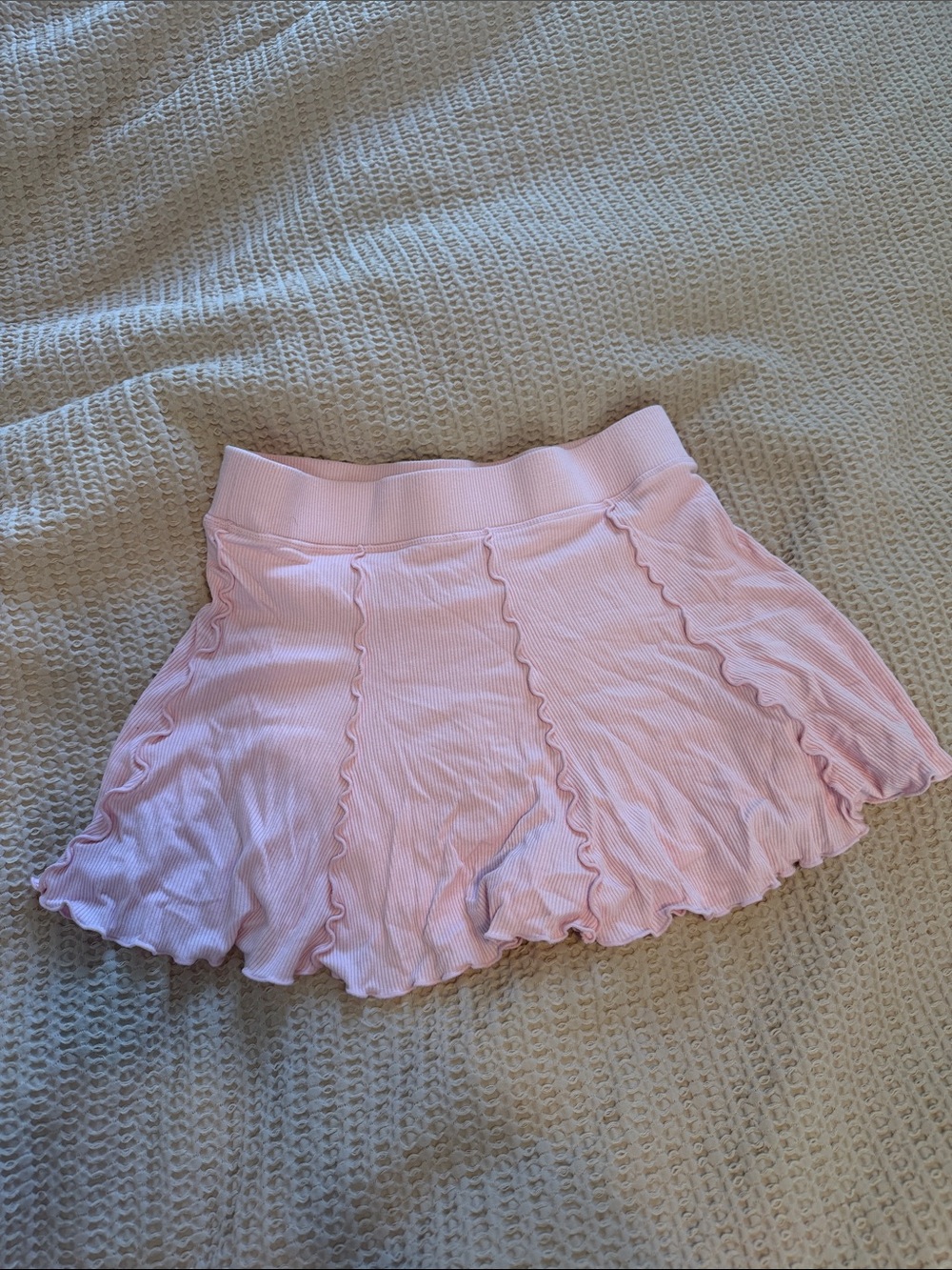 Women's tennis skirt Pink Ruffle Mini Skirt